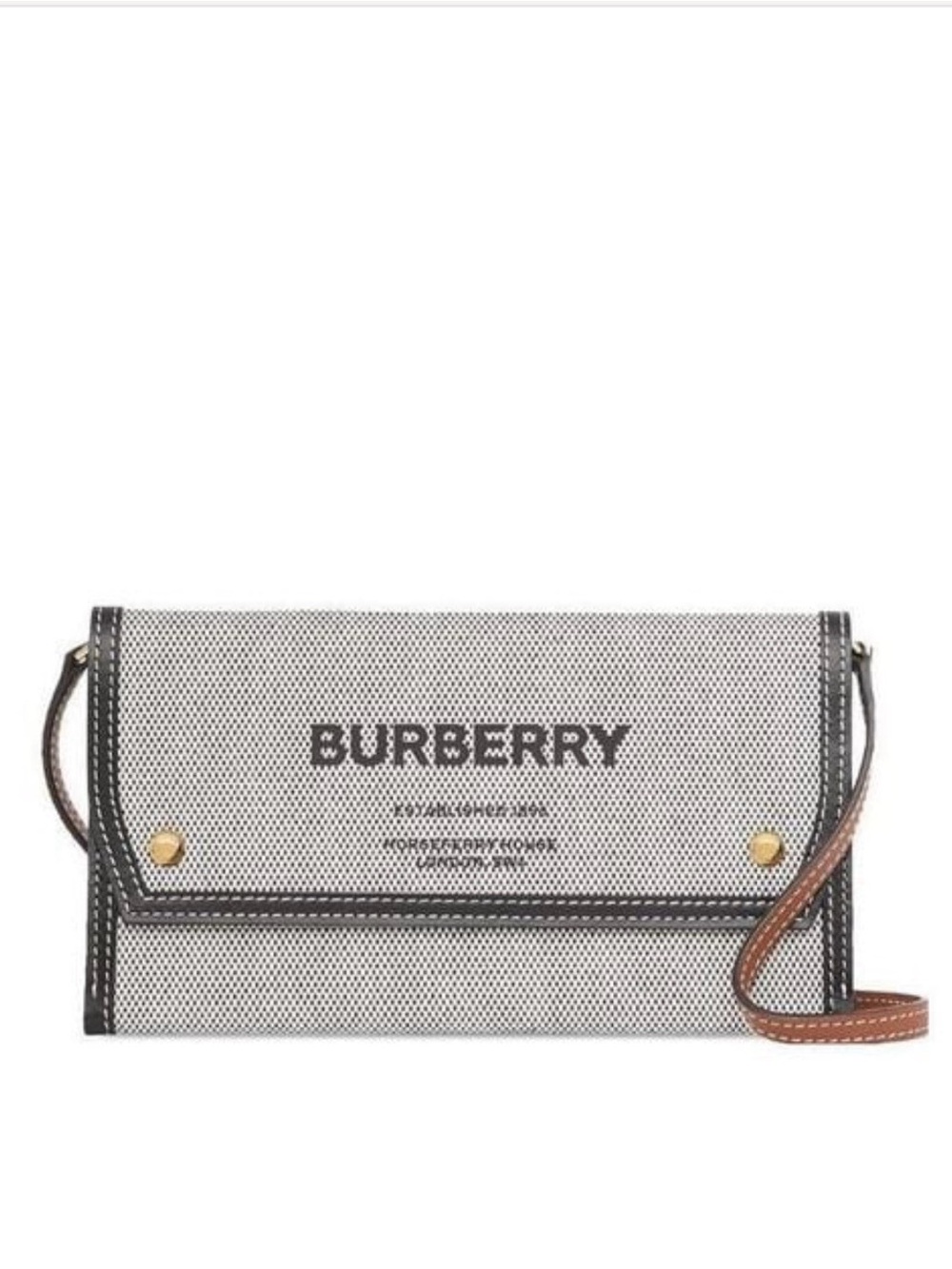 Burberry Horseferry Canvas Letter Crossbody - Picture 12 of 16